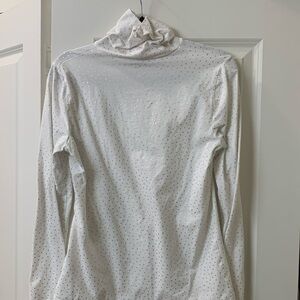 Talbots golden polka dot turtleneck